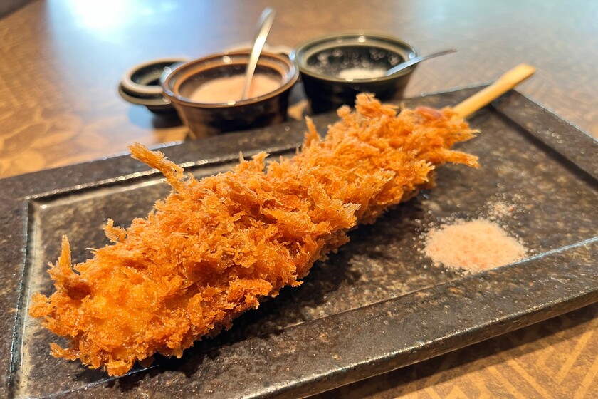 沖縄県産豚ヒレ肉のとんかつ串